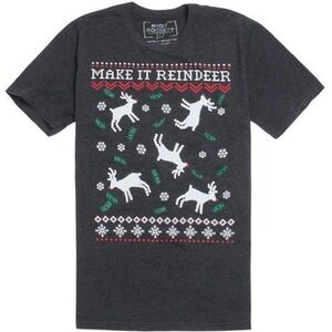 NWT Make it Reindeer Holiday T Shirt